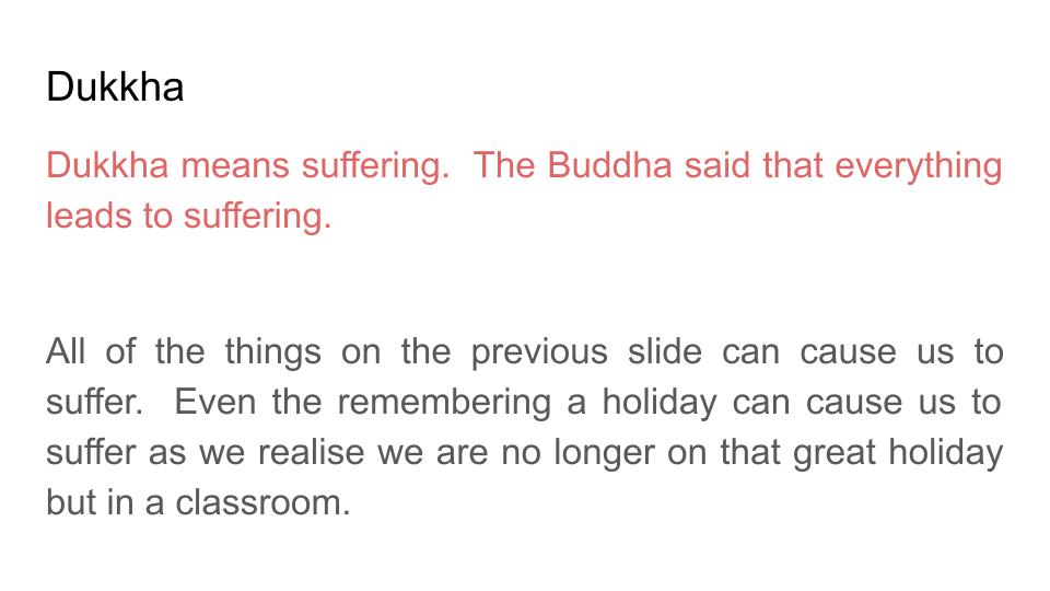 3 Universal Truths & 4 Noble Truths