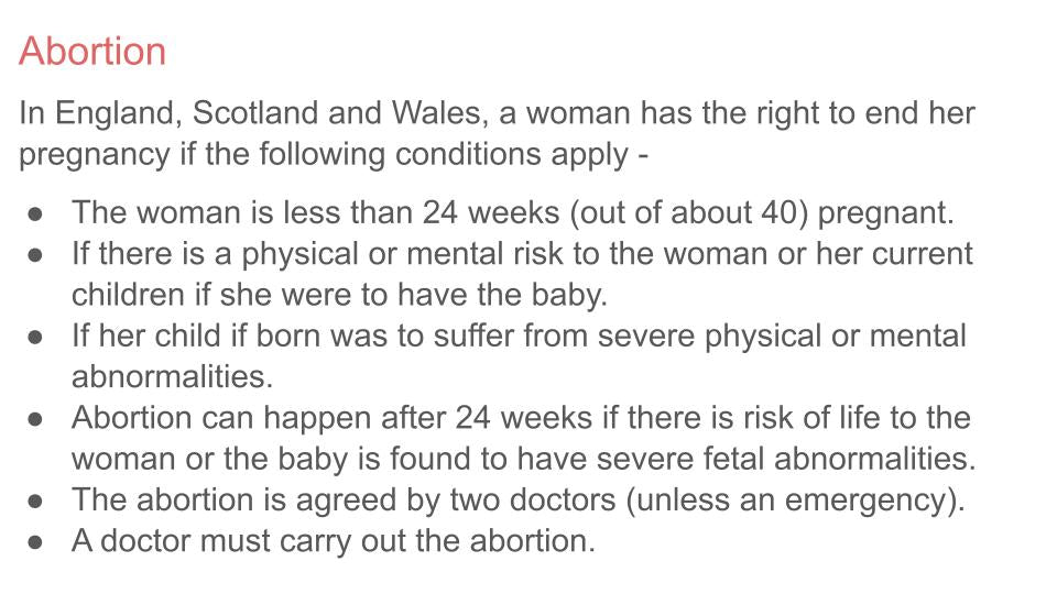 Abortion Tutorial