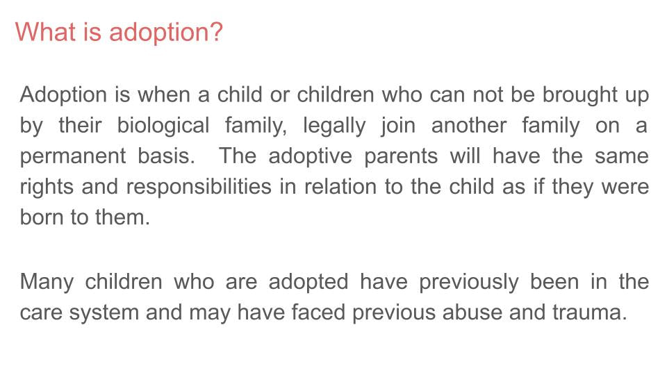 Adoption Tutorial