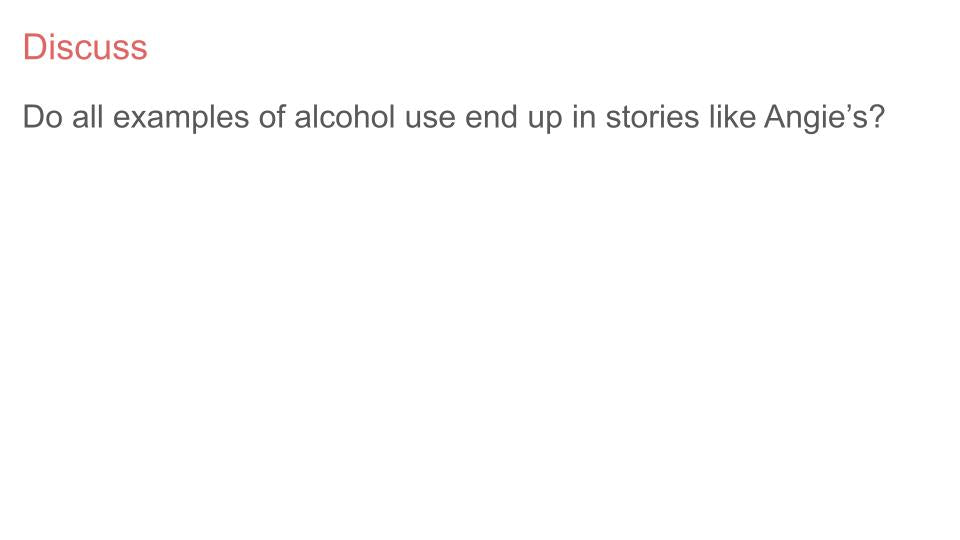 Alcohol Lesson, Tutorial or Assembly