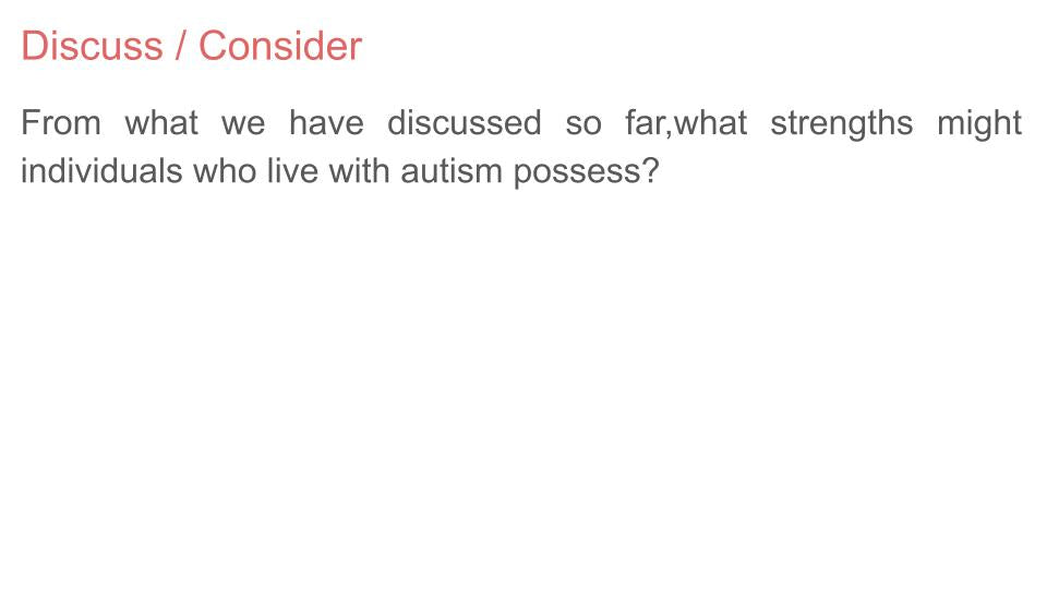Autism Awareness Tutorial