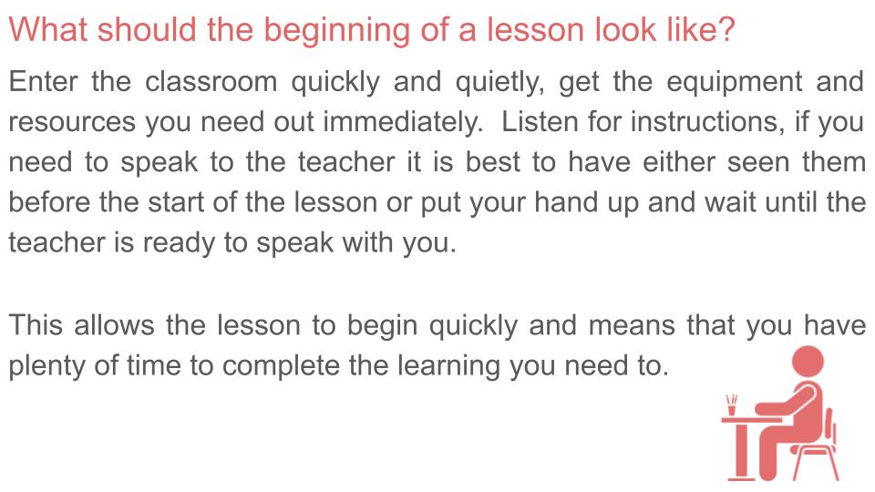Beginning a Lesson & Punctuality