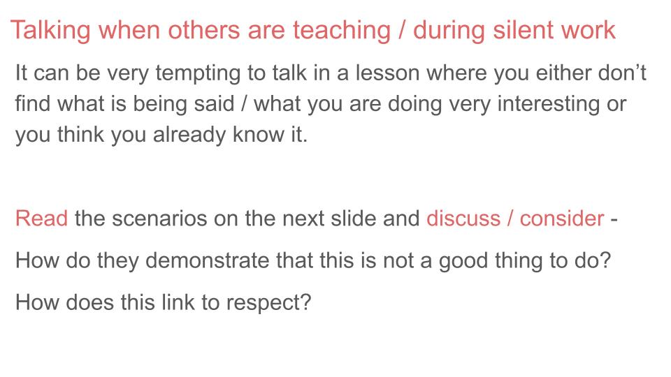 Behaviour for Learning Tutorial