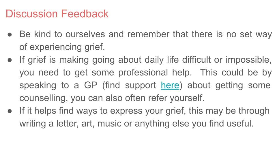 bereavement mourning grief pshe lesson form time tutor resource