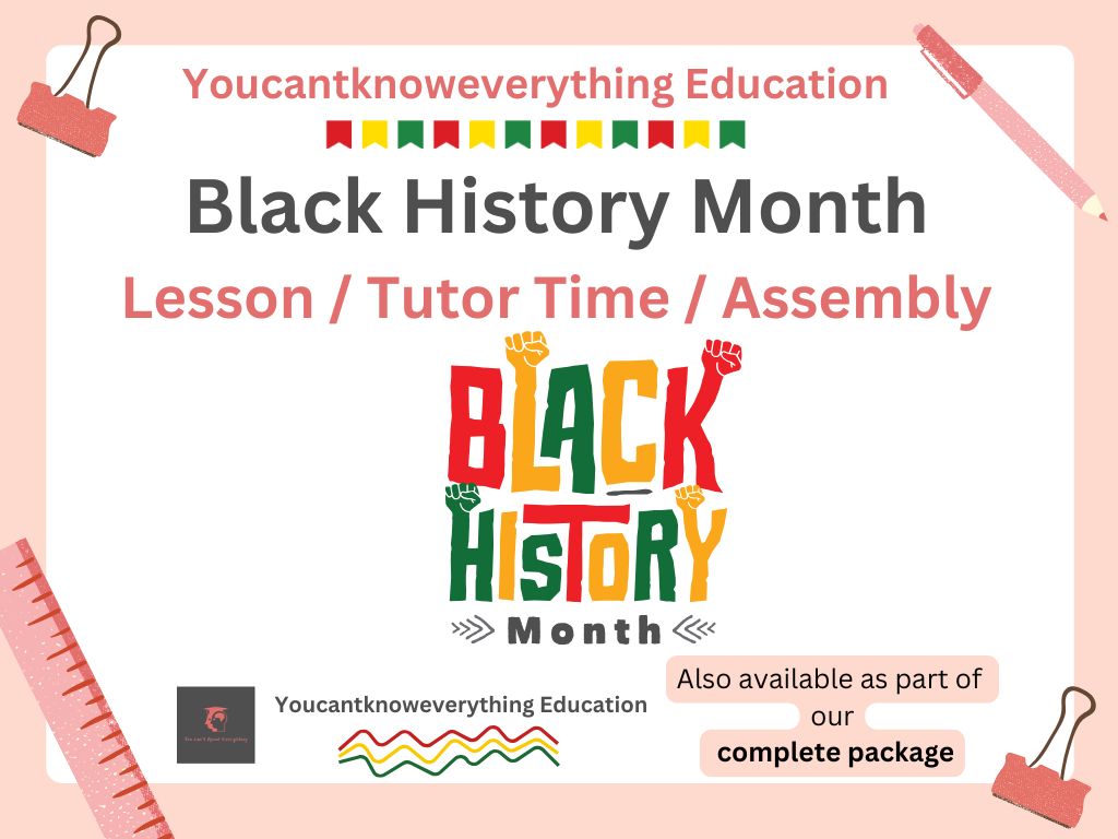 Black History - Saluting Our Sister Tutor Time / Assembly