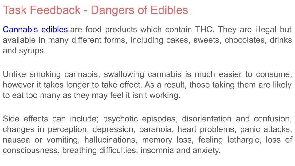 Cannabis Edibles Lesson or Tutorial