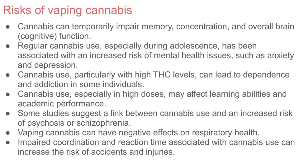 Cannabis Pens and Vapes Lesson or Tutorial
