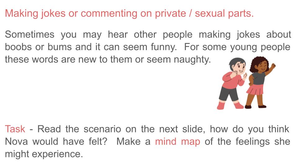 Sexual Harassment / Consent Child on Child Lesson