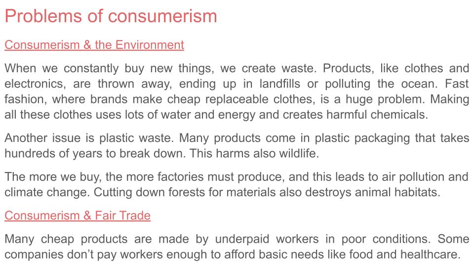 Consumerism