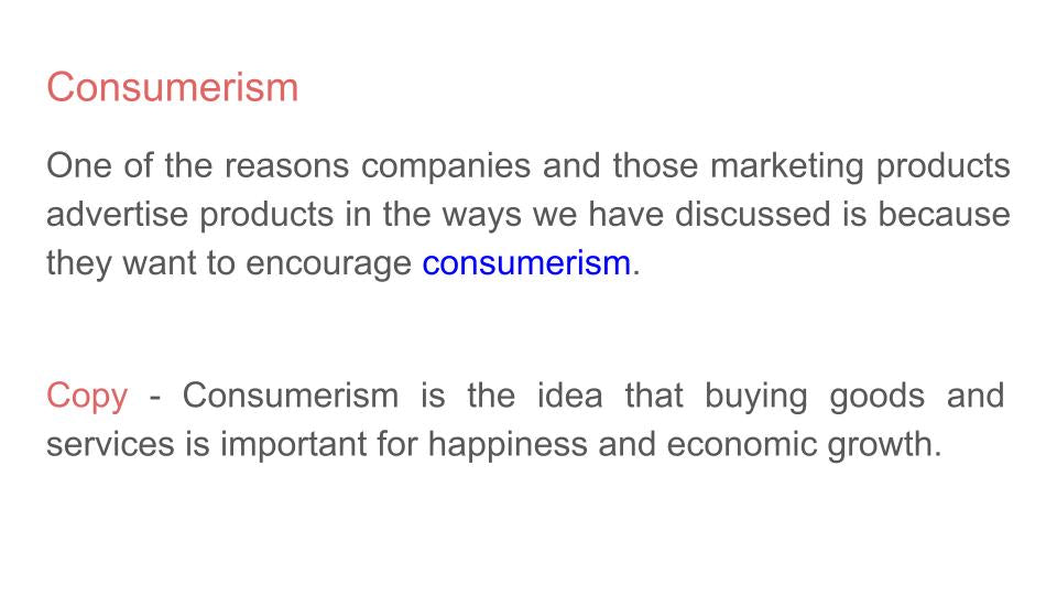 Consumerism