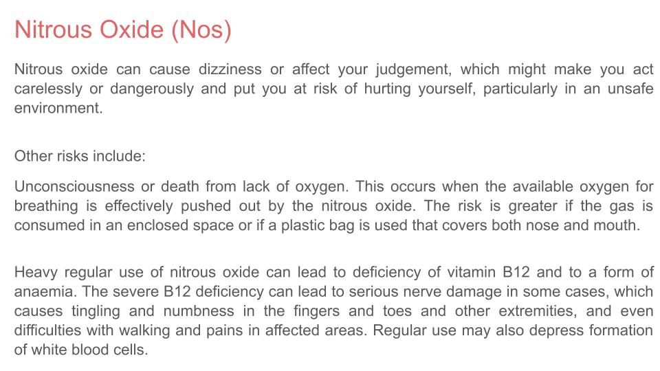 Drugs - Nitrous Oxide & Cannabis Lesson