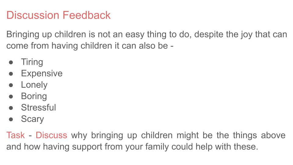 Family Tutorial