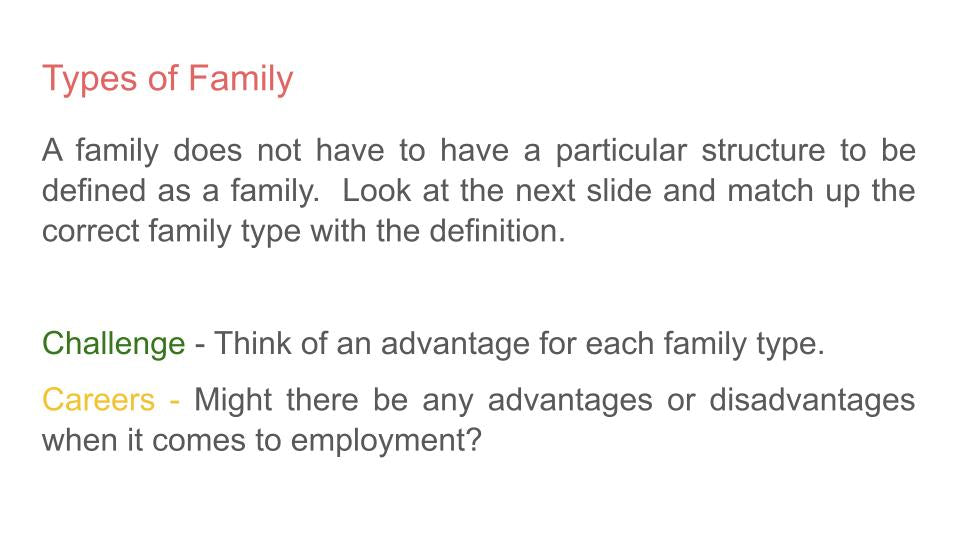 Family Tutorial