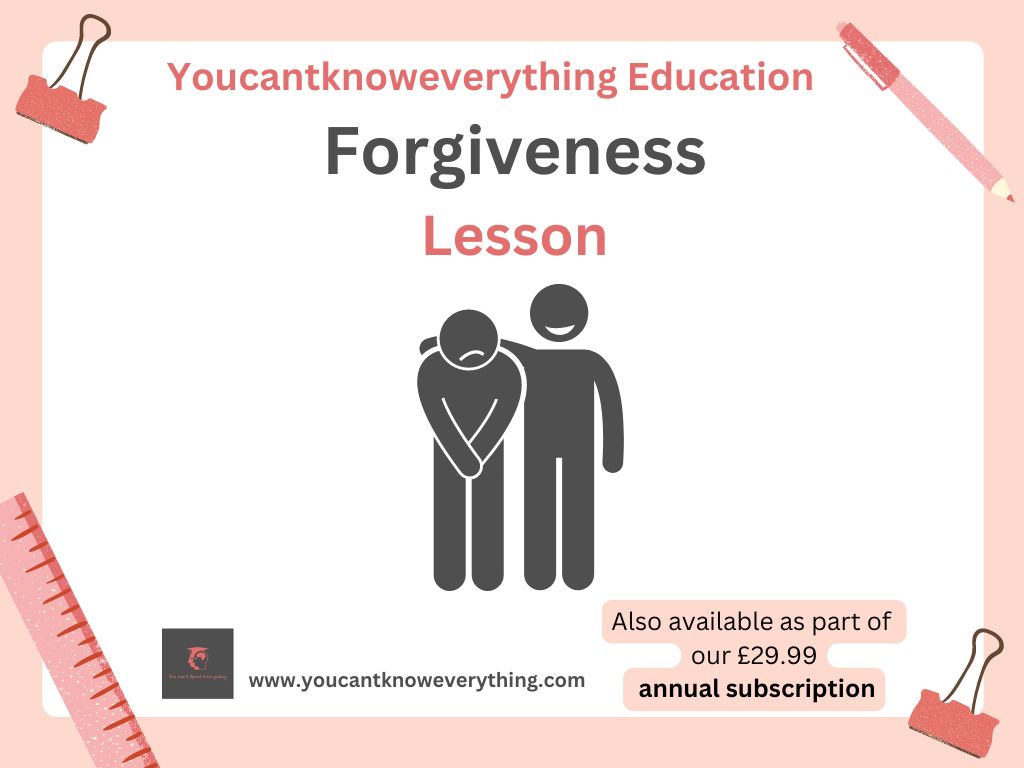 Forgiveness Lesson
