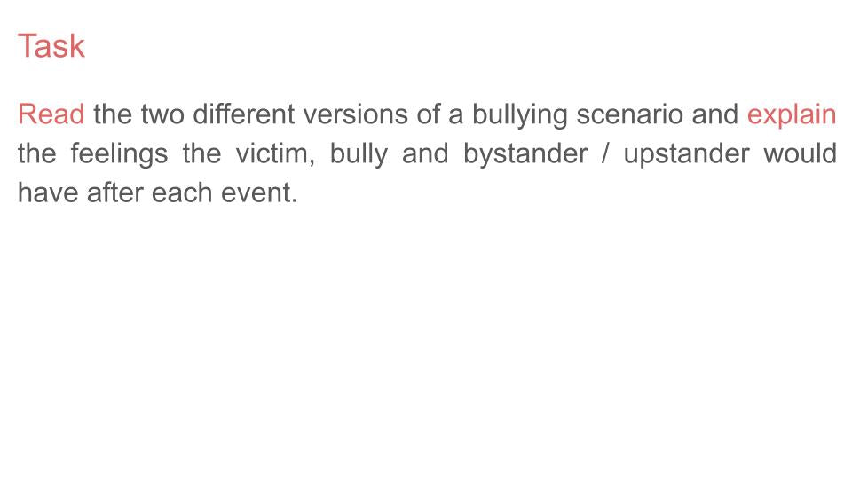 Friendship & Bystander Lesson or Tutorial