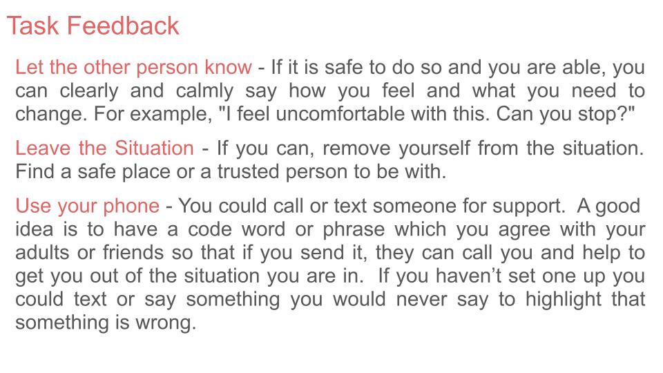 Consent and Personal Space Lesson