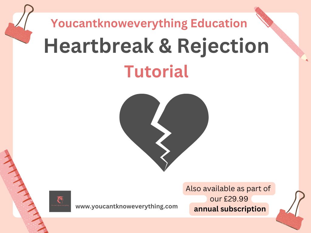 Rejection & Heartache Form Time Tutorial