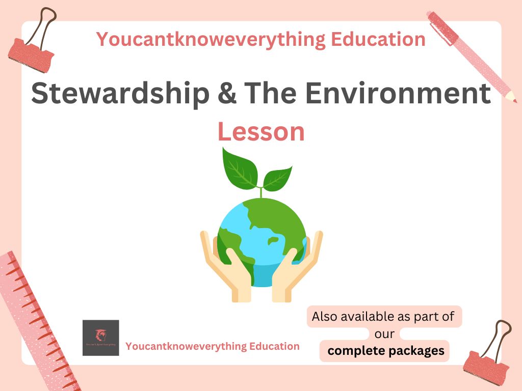 stewardship environment lesson RE RS religious