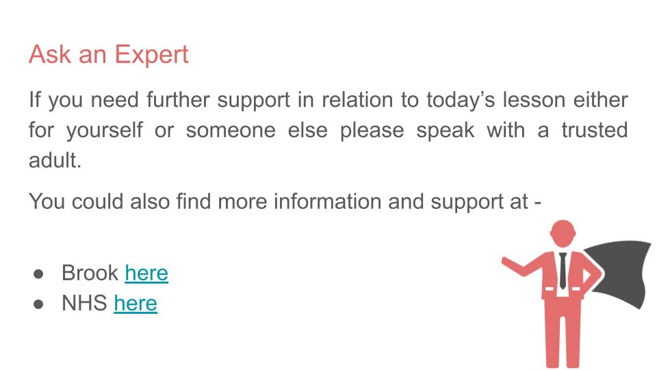contraception support lesson pshe