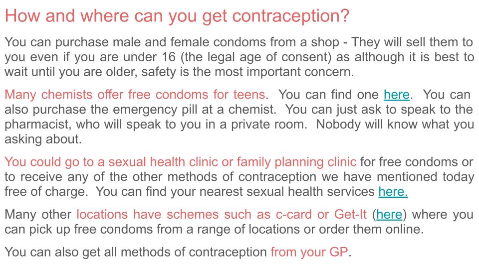 how to get contraception lesson