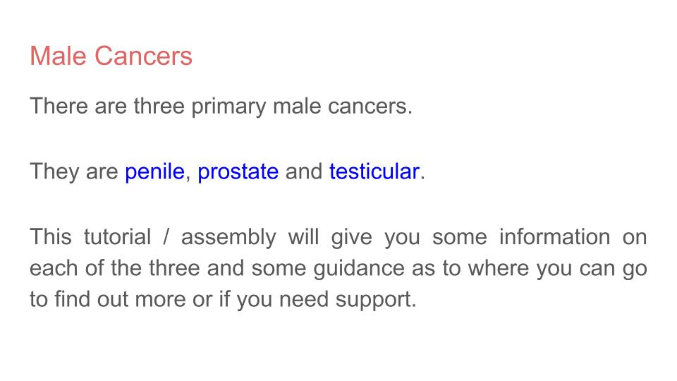 Male Cancers - Checking Testicles Tutorial / Assembly