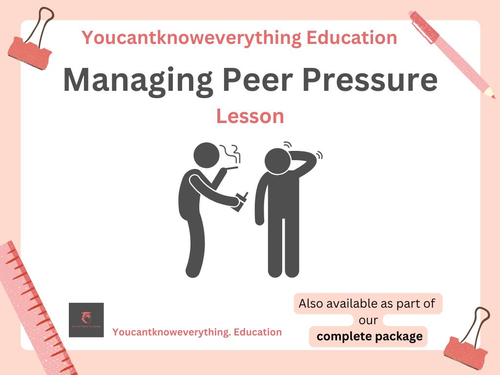 Managing Peer Pressure Lesson