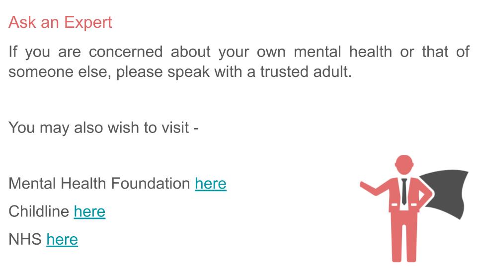 Mental Health and Movement PSHE Lesson / Tutor Time Resource