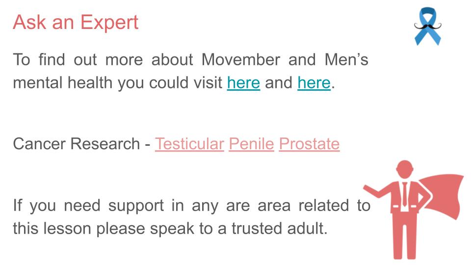 Movember - Men's Health Tutorial / Assembly