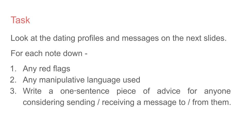 Online dating RSHE 2026 PSHE lesson resource tutor time pupil workbook KS4 KS5 affordable. task