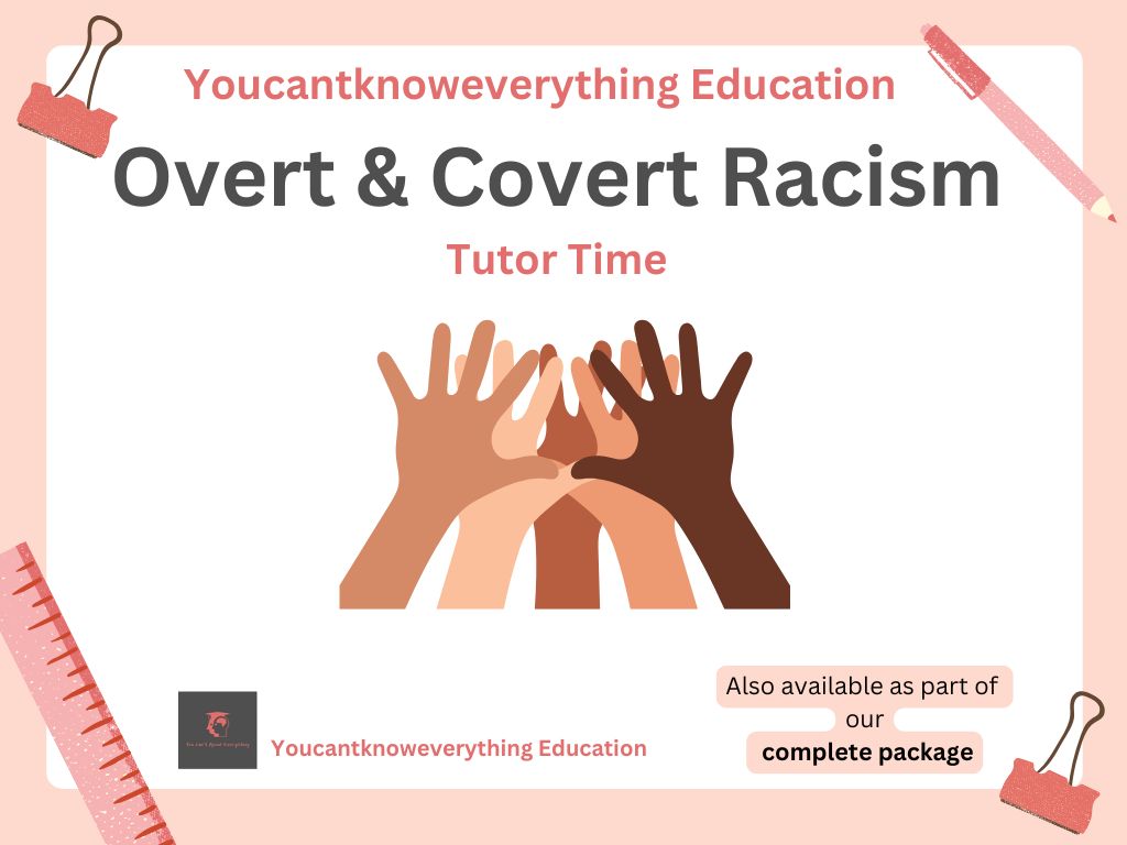 Overt & Covert Racism Tutorial