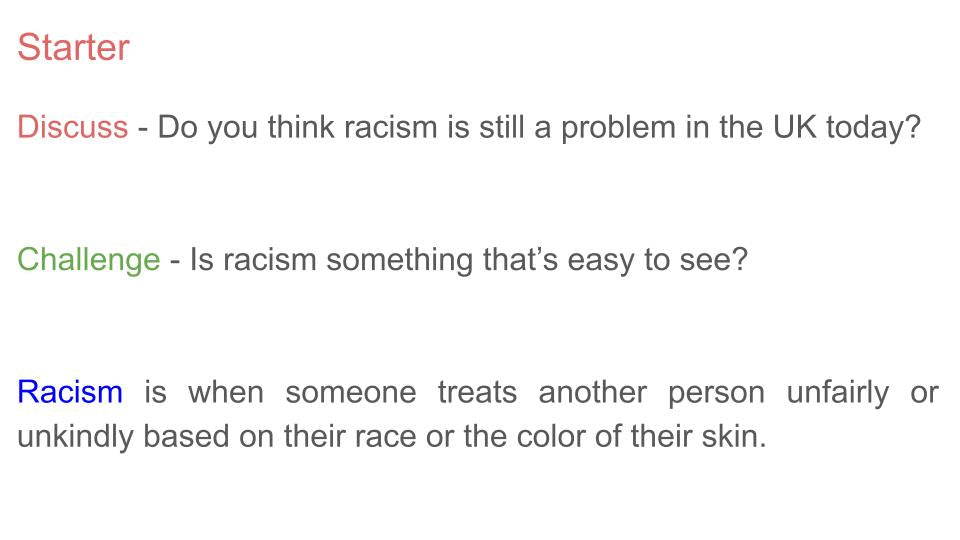 Overt & Covert Racism Tutorial