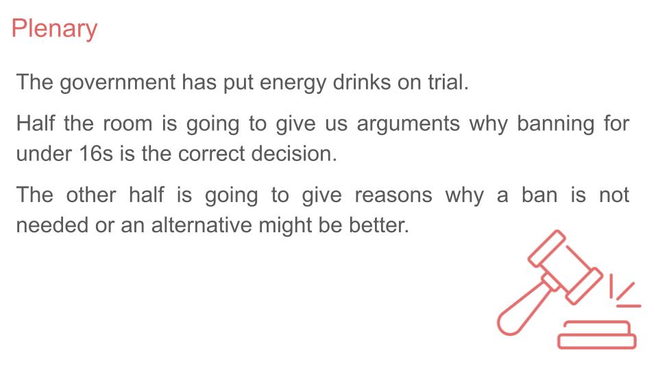 Caffeine & Energy Drinks PSHE Lesson / Tutor Time