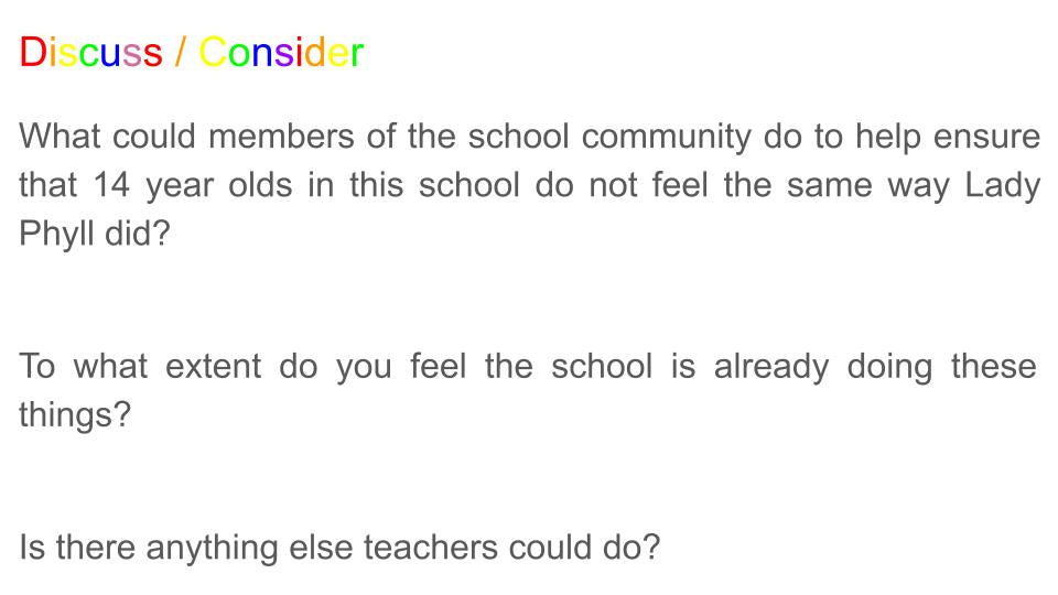 Pride Month Tutor Time - Being Ourselves and an ally