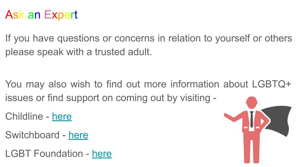 pride month support lesson assembly tutor time pshe