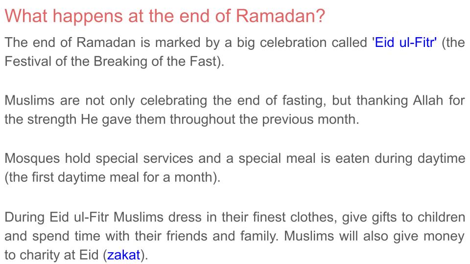 Ramadan Tutor Time / Assembly