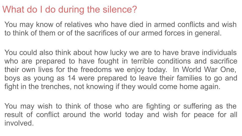 Remembrance Day Lesson or Tutorial / Assembly