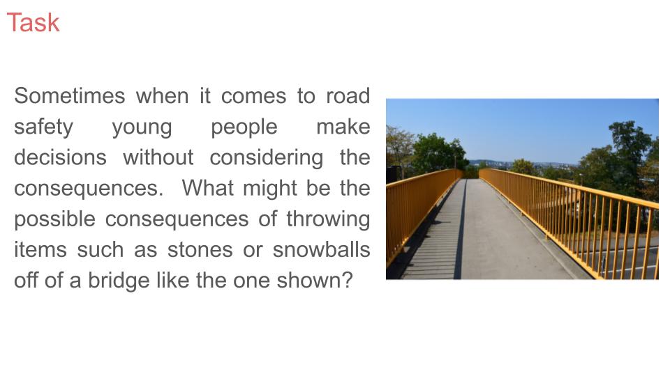 Road Safety Lesson or Tutorial