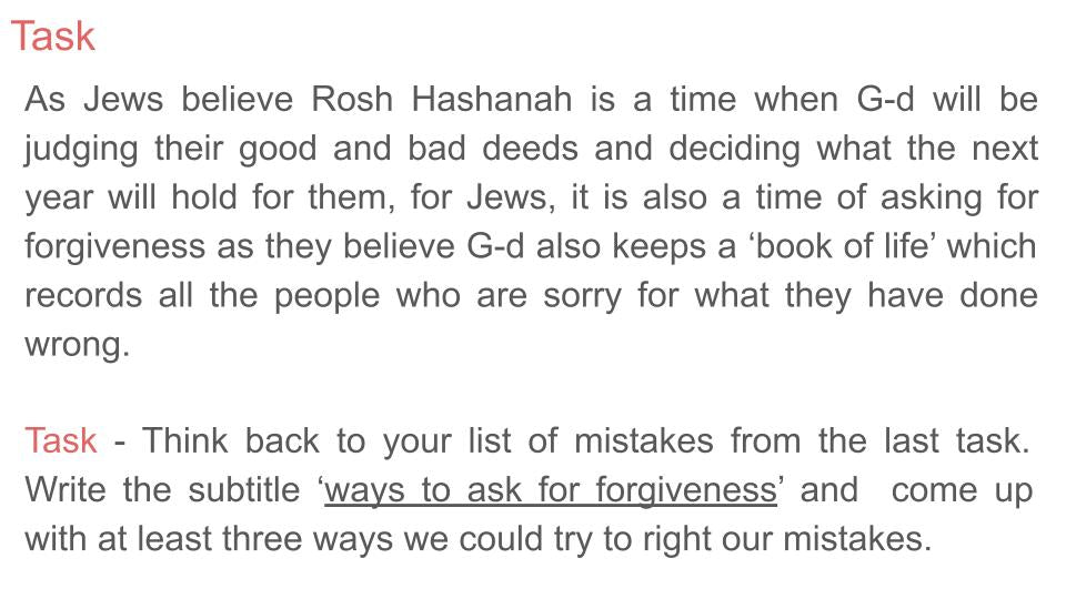 Rosh Hashanah