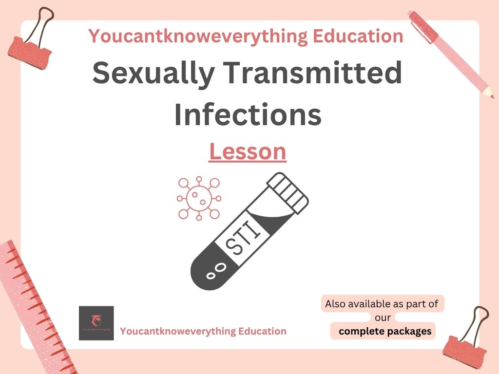 Sexually Transmitted Infection STI PSHE lesson for KS3 from Youcantknoweverything Education.