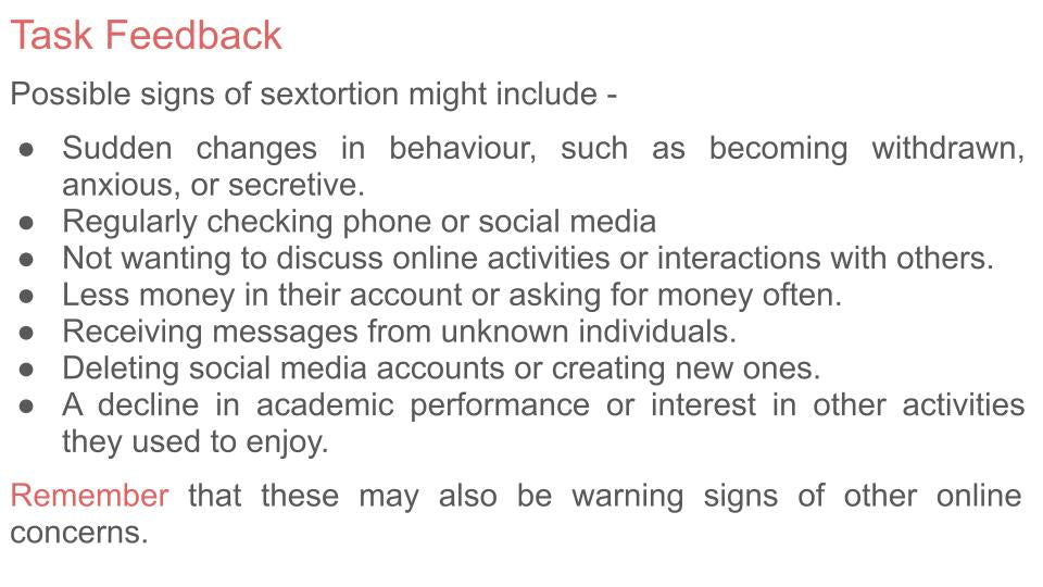 Sextortion Lesson or Tutorial / Assembly