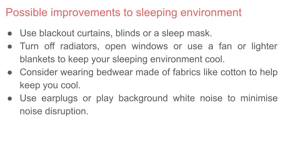 Sleep Patterns Tutorial