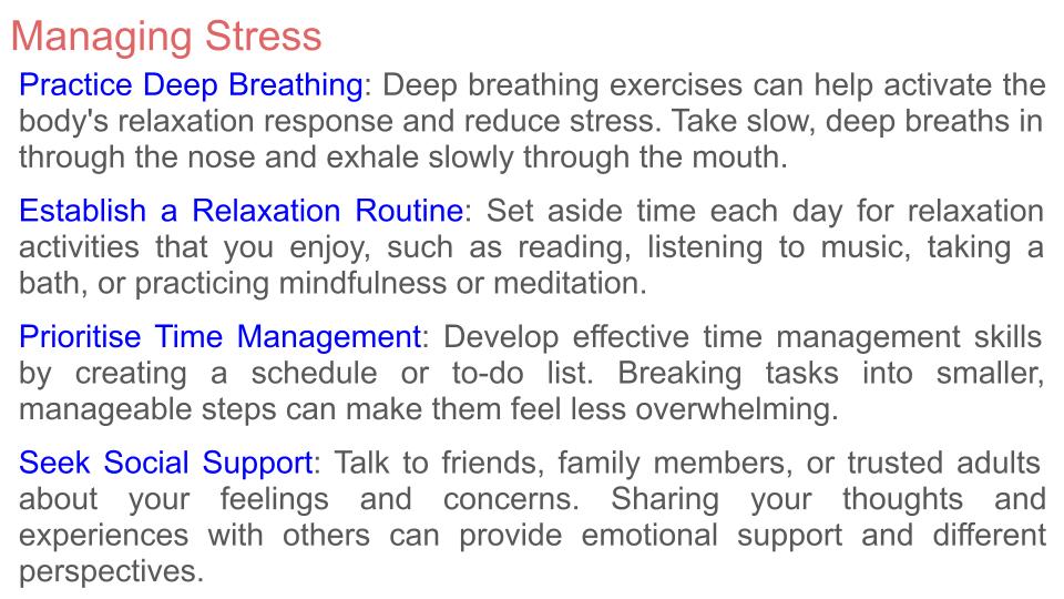 Stress Tutor Time / Assembly