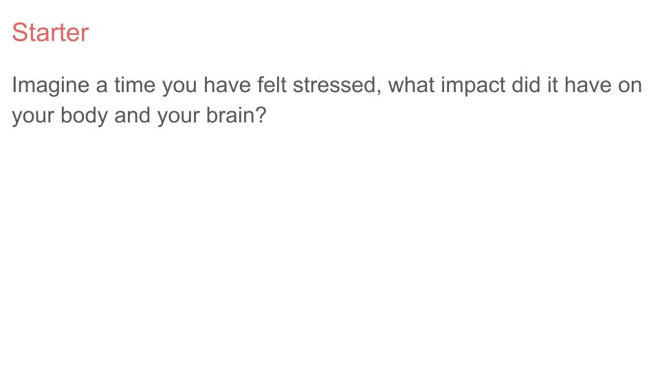 Stress Tutor Time / Assembly