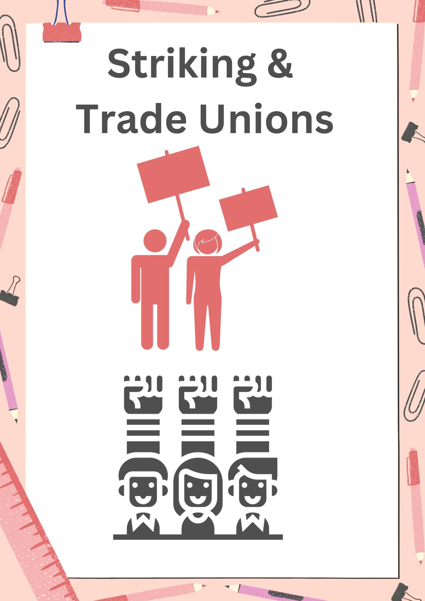 Striking and Trade Unions Lesson