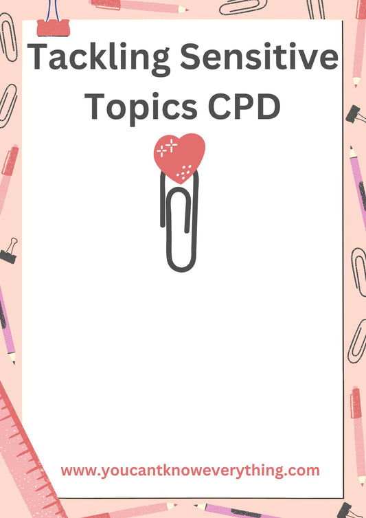 Tackling Sensitive Topics PSHE CPD for Teachers