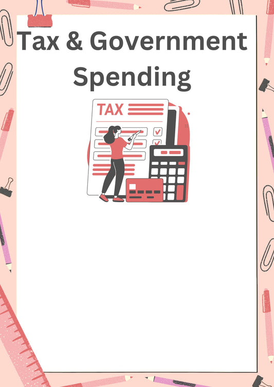 Tax & Government Spending Lesson