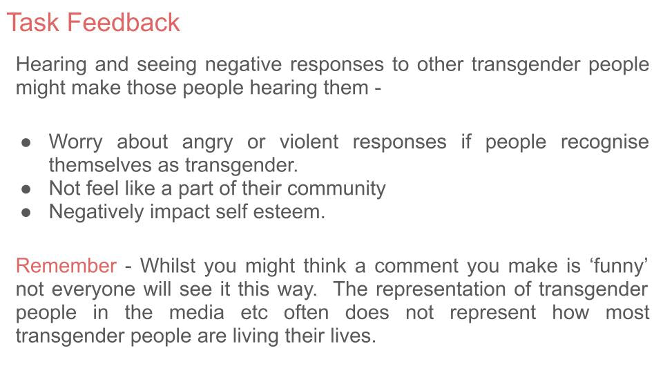 Transgender & Transphobia Tutorial