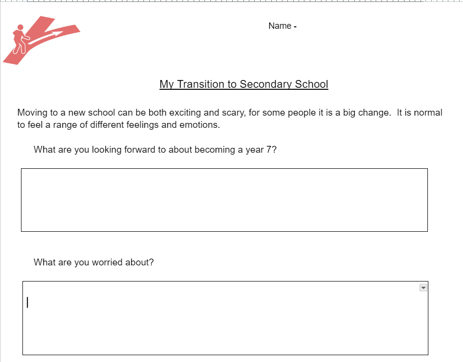 Transition to Secondary School Booklet