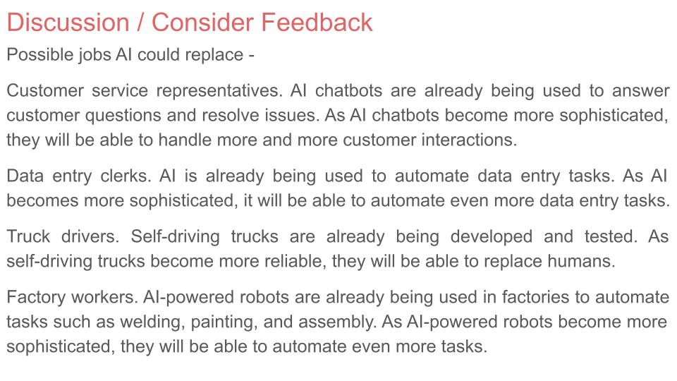 Using AI PSHE / Careers Tutor Time