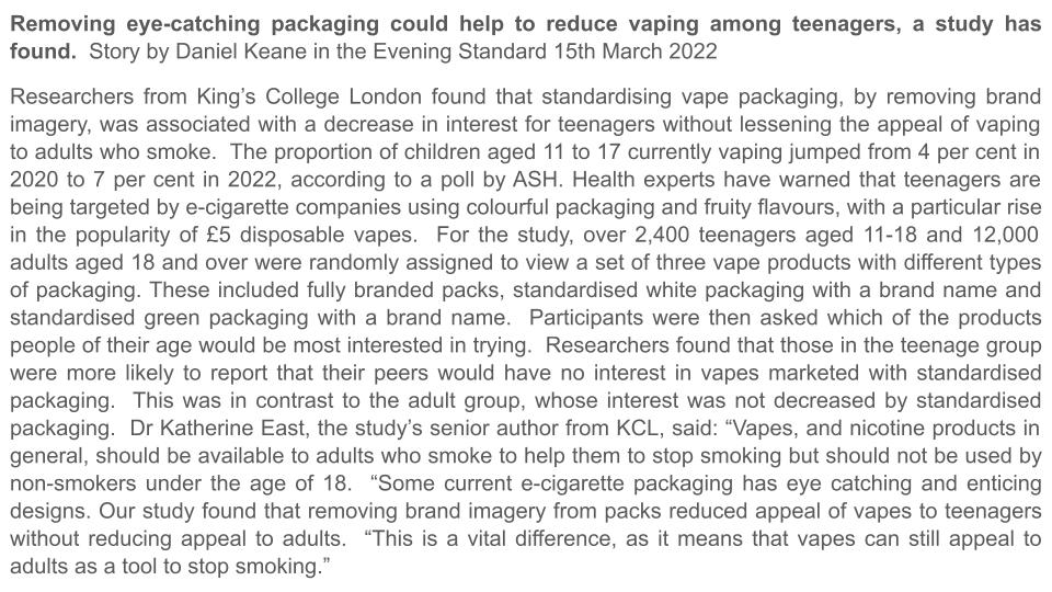 Vaping Lesson, Tutorial or Display